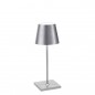 ZAFFERANO Poldina Mini Lampa dotykowa LED 30cm - srebrna vintage ZAFFERANO Poldina Mini Lampa dotykowa LED 30cm - srebrna vintage