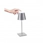 ZAFFERANO Poldina Mini Lampa dotykowa LED 30cm - srebrna vintage ZAFFERANO Poldina Mini Lampa dotykowa LED 30cm - srebrna vintage
