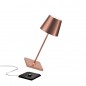 ZAFFERANO Poldina Mini Lampa dotykowa LED 30cm - miedziana vintage ZAFFERANO Poldina Mini Lampa dotykowa LED 30cm - miedziana vintage