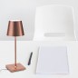 ZAFFERANO Poldina Mini Lampa dotykowa LED 30cm - miedziana vintage ZAFFERANO Poldina Mini Lampa dotykowa LED 30cm - miedziana vintage