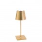 ZAFFERANO Poldina Mini Lampa dotykowa LED 30cm - złota vintage ZAFFERANO Poldina Mini Lampa dotykowa LED 30cm - złota vintage