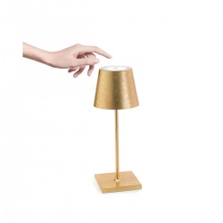 ZAFFERANO Poldina Mini Lampa dotykowa LED - złota vintage