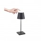 ZAFFERANO Poldina Mini Lampa dotykowa LED 30cm - antracyt