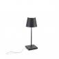 ZAFFERANO Poldina Mini Lampa dotykowa LED 30cm - antracyt