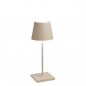 ZAFFERANO Poldina Mini Lampa dotykowa LED 30cm - piaskowa ZAFFERANO Poldina Mini Lampa dotykowa LED 30cm - piaskowa