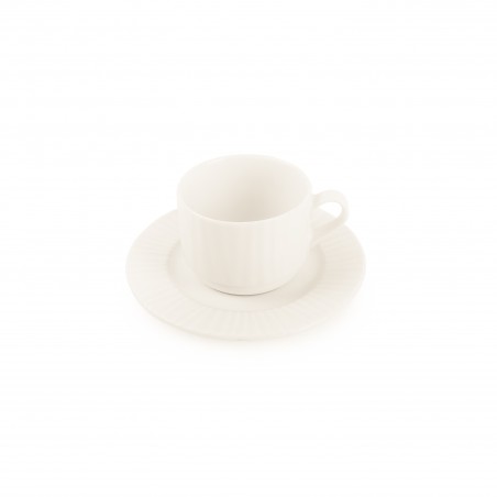 BONBISTRO Vista White Filiżanka ze spodkiem 200 ml