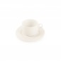 BONBISTRO Vista White Filiżanka ze spodkiem 200 ml