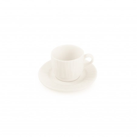 BONBISTRO Vista White Filiżanka do espresso ze spodkiem 100 ml
