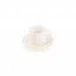 BONBISTRO Vista White Filiżanka do espresso ze spodkiem 100 ml