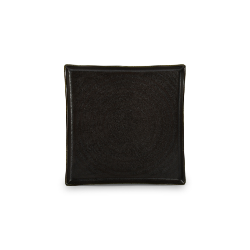 F2D Line Black Półmisek kwadratowy 20,5x20,5 cm