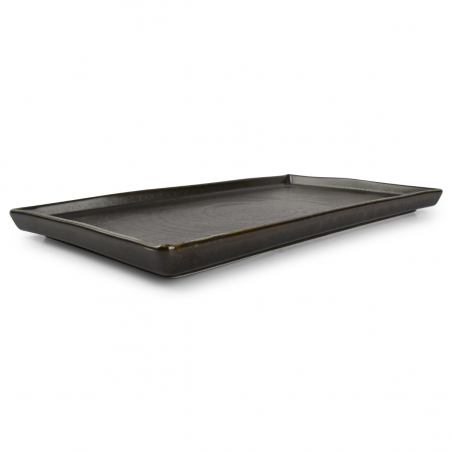 F2D Line Black Półmisek prostokątny 30x17 cm