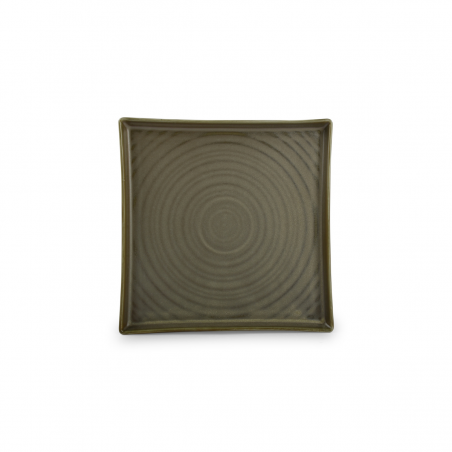 F2D Line Green Talerz kwadratowy 20,5x20,5 cm