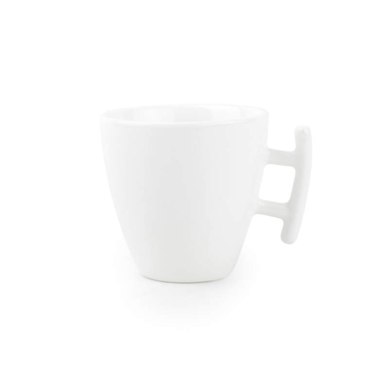 YONG Squito Filiżanka do espresso 80 ml biała ze spodkiem 10x10 cm