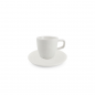 F2D CERES WHITE Filiżanka ze spodkiem 90 ml F2D CERES WHITE Filiżanka ze spodkiem 90 ml