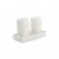 F2D Ceres White Półmisek dwudzielny 12x6 cm F2D Ceres White Półmisek dwudzielny 12x6 cm