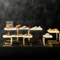 BROGGI Deco Podstawa złocona kwadratowa 20cm BROGGI Deco Podstawa złocona kwadratowa 20cm