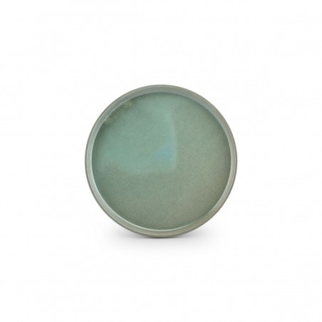 F2D Structo Turquoise Talerz płaski z pionowym rantem 20,5xH1,5cm