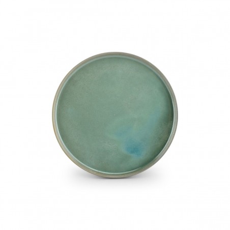 F2D Structo Turquoise Talerz płaski z pionowym rantem 24xH1,5cm