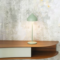 ZAFFERANO Amelie Lampa dotykowa LED - szałwiowa 12x34 cm