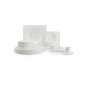 CHIC VERSO WHITE Talerz deserowy sztaplowany 20 cm CHIC VERSO WHITE Talerz deserowy sztaplowany 20 cm