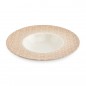 BONBISTRO Telha Beige Talerz głęboki z rantem 29/15,5x6cm BONBISTRO Telha Beige Talerz głęboki z rantem 29/15,5x6cm