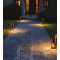 ZAFFERANO Home Solar Lampa LED - corten 14x14x50cm ZAFFERANO Home Solar Lampa LED - corten 14x14x50cm