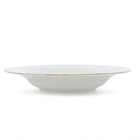 BONBISTRO Retro Golden Rim Talerz głęboki 14/23,5xH4 cm