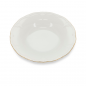 BONBISTRO Retro Golden Rim Talerz głęboki 14/23,5xH4 cm BONBISTRO Retro Golden Rim Talerz głęboki 14/23,5xH4 cm