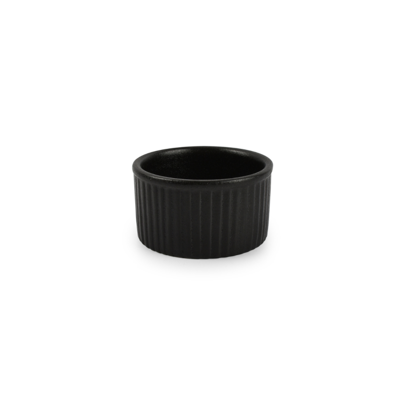 BONBISTRO Ardo Black Naczynie do zapiekania 8xH5 cm BONBISTRO Ardo Black Naczynie do zapiekania 8xH5 cm