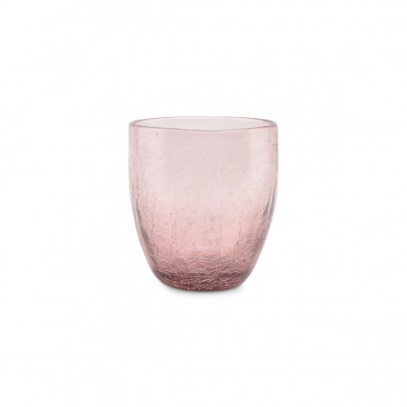 F2D Crackle Pink Szklanka 250 ml (Zestaw 4 szt.)