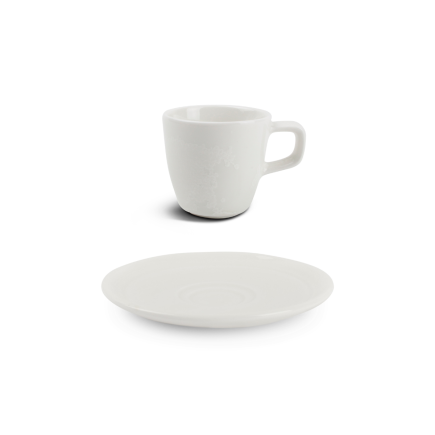 F2D CERES WHITE Filiżanka ze spodkiem 90 ml