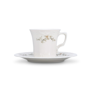 BONBISTRO Retro Flower Filiżanka ze spodkiem 200 ml