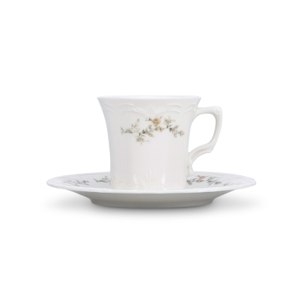 BONBISTRO Retro Flower Filiżanka ze spodkiem 200 ml