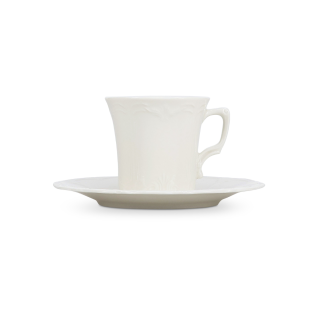 BONBISTRO Retro Ivory Filiżanka ze spodkiem 200 ml