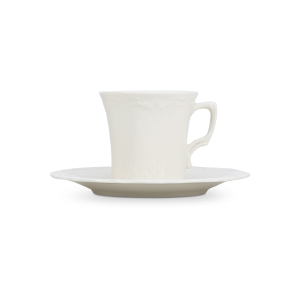 BONBISTRO Retro Ivory Filiżanka ze spodkiem 200 ml