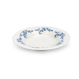 BONBISTRO Retro Blue Flower Talerz głęboki 23,5/14xH4 cm