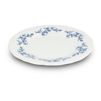 BONBISTRO Retro Blue Flower Talerz płaski 27,5 cm