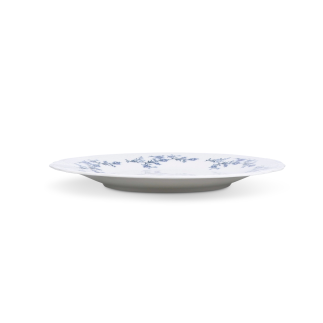 BONBISTRO Retro Blue Flower Talerz płaski 27,5 cm