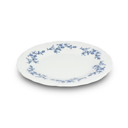BONBISTRO Retro Blue Flower Talerz płaski 21 cm