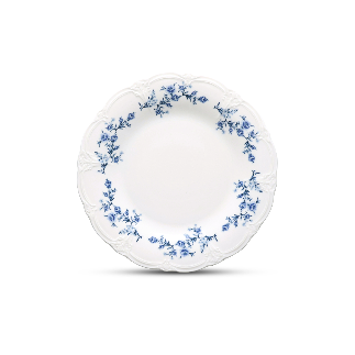 BONBISTRO Retro Blue Flower Talerz płaski 21 cm