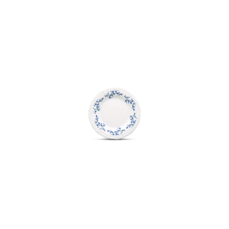 BONBISTRO Retro Blue Flower Talerz płaski 21 cm
