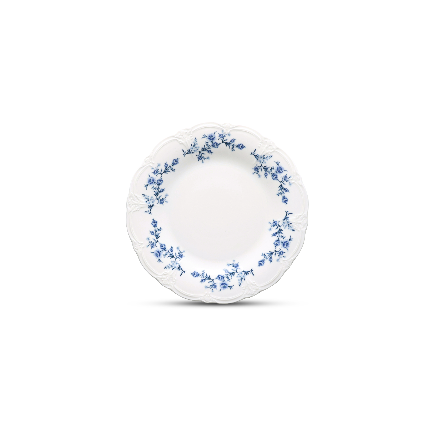 BONBISTRO Retro Blue Flower Talerz płaski 21 cm