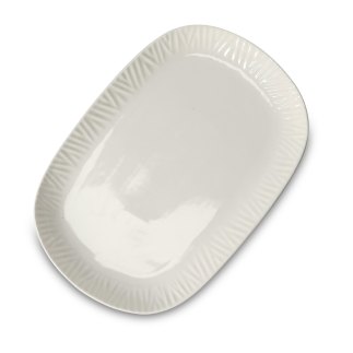 BONBISTRO Vista White Półmisek owalny 36x24 cm
