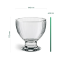 TREND GLASS Lyra Pucharki do lodów 405 ml/SET 4