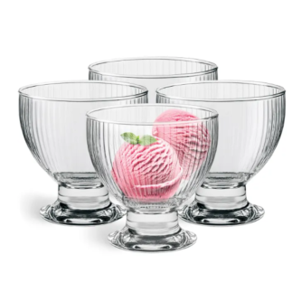 TREND GLASS Lyra Pucharki do lodów 405 ml/SET 4