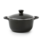 BONBISTRO Teglia Black Naczynie do zapiekania z przykrywką 12.5xH6 cm