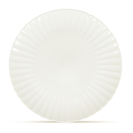 F2D White Bloom Talerz płaski 28 cm