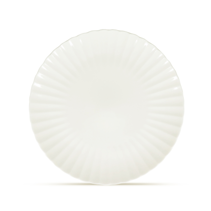 F2D White Bloom Talerz płaski 21cm