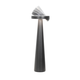 ZAFFERANO Angelina Lampa dotykowa LED - czarna 11x38 cm