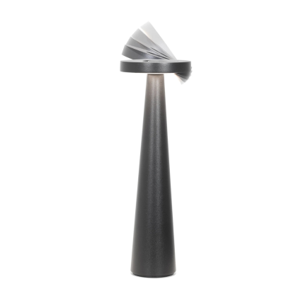 ZAFFERANO Angelina Lampa dotykowa LED - czarna 11x38 cm